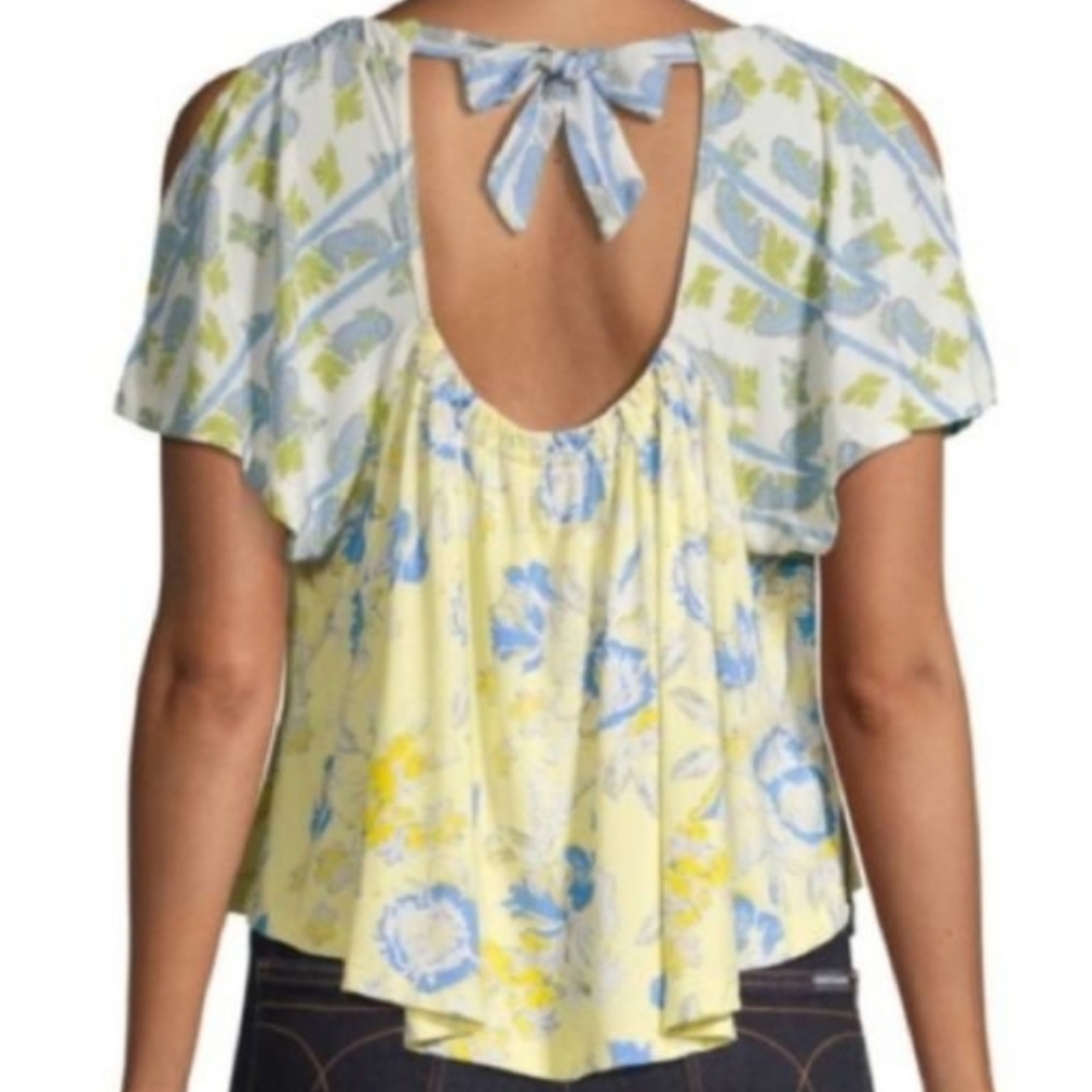 Free People Floral Shirt Size Small